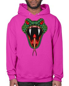 Snake 212# - cartoon animals- Hoodie