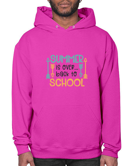 Summer is over back to school 12# - summer- Hoodie