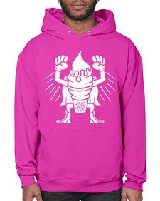 Super ice cream 246# - cartoon food- Hoodie