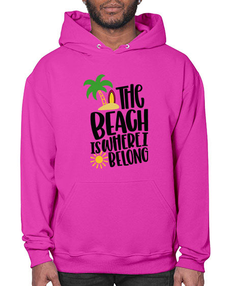 The Beach Is Where I Belong Style 11# - summer- Hoodie