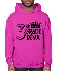 Third Grade Diva 953# - third grade- Hoodie