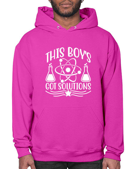 This Boy s Got Solutions 21# - general science- Hoodie
