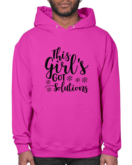 This Girl s Got Solutions 17# - general science- Hoodie