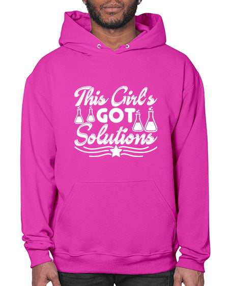 This Girl s Got Solutions 18# - general science- Hoodie