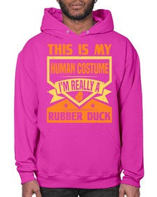 This Is My Human Costume Im Really A Rubber Duck Style 13# - ducks- Hoodie