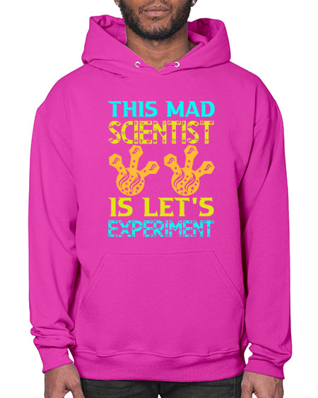 ThisMadScientistIsLetsScience tshirt design Sciencetshirtdesign 15# - general science- Hoodie