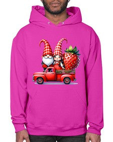 Truck Gnome Strawberries 1673# - strawberry- Hoodie