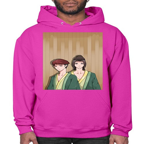 Two man in a hot spring 18# - anime- Hoodie
