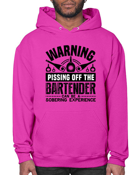 Warning Style 462# - bartender- Hoodie