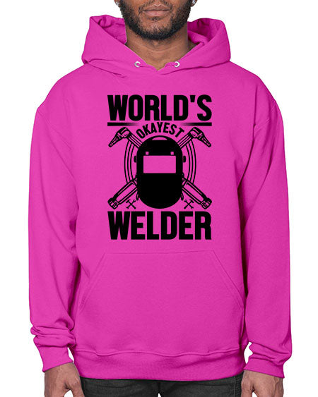 Worlds okayest Style 1666# - welder- Hoodie