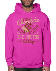 a little chocolate a day keeps the doctor at bay 3# - chocolate- Hoodie