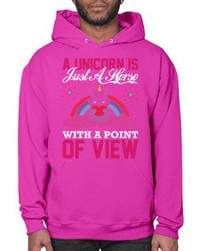 a unicorn is just a horse with a point of view 3# - unicorn- Hoodie