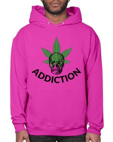 addiction cannabis 217# - marijuana- Hoodie