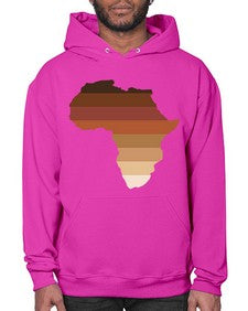 africa shades 277# - black words and phrases- Hoodie