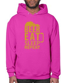 beer eat sleep 644# - beer- Hoodie