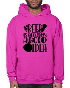 beer is always a good idea 649# - beer- Hoodie