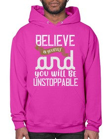 believe in yourself and you will be unstoppable 55# - cooking- Hoodie