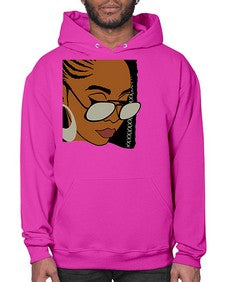 black afro 39# - black girls or women- Hoodie