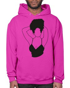 black women - queen 67# - black girls or women- Hoodie