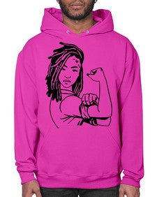 black women - queen 6# - black girls or women- Hoodie
