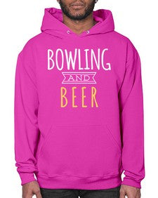 bowling and beer 681# - beer- Hoodie