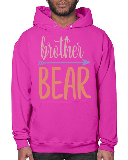 brother bear 73# - bears - animals- Hoodie