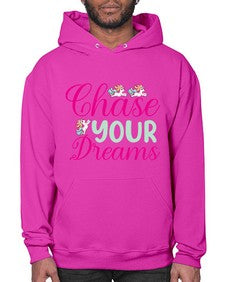 chase your dreams 79# - unicorn- Hoodie