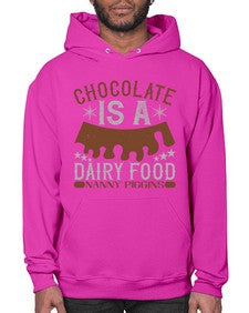 chocolate is a dairy food nanny piggins 91# - chocolate- Hoodie