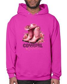 cowgirl valentine cupid valentine 352# - western- Hoodie