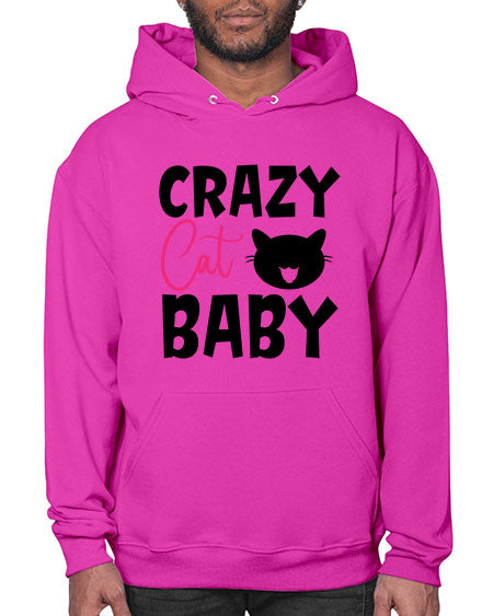 crazy cat baby Style 66# - baby- Hoodie