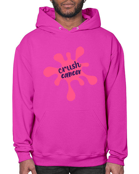 crush cancer Style 14# - breast cancer- Hoodie