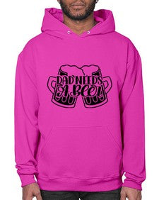 dad needs a beer 891# - beer- Hoodie