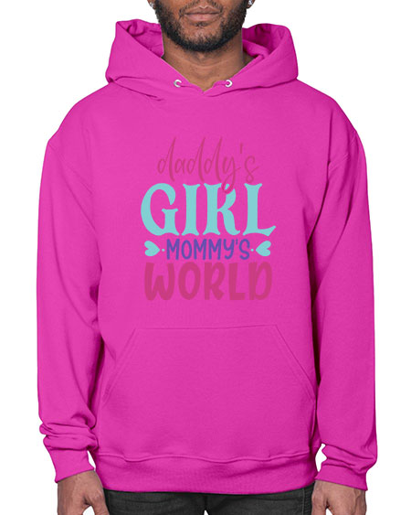 daddys girl mammys world Style 67# - baby- Hoodie