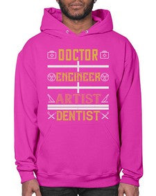 doctor engineer artist dentist Style 122# - dentist- Hoodie