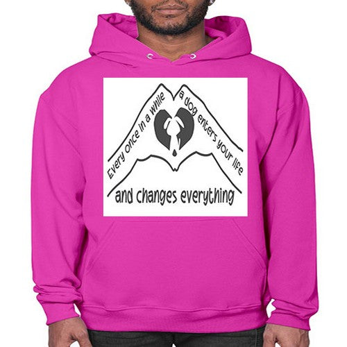 dog changes everything 75# - dogs- Hoodie