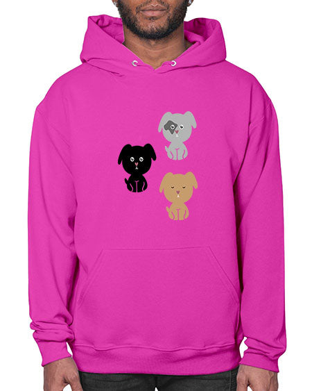dogs 93# - bears - animals- Hoodie