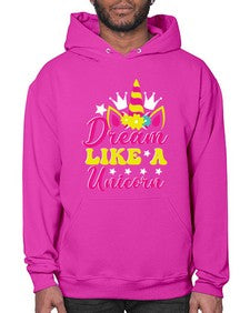 dream like a unicorn 116# - unicorn- Hoodie