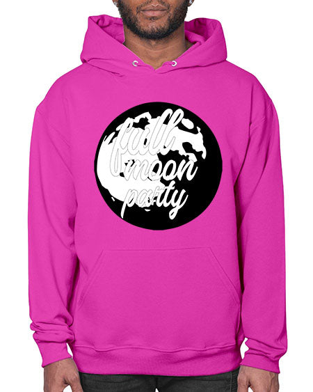 full moon party 7# - moon- Hoodie