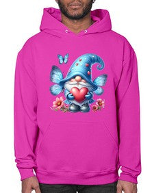 gnome with butterfly 01# - gnome- Hoodie