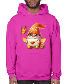 gnome with butterfly 06# - gnome- Hoodie