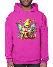 gnome with butterfly 07# - gnome- Hoodie