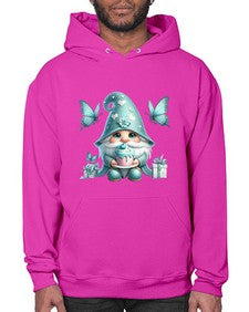 gnome with butterfly 10# - gnome- Hoodie