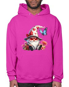 gnome with butterfly 13# - gnome- Hoodie