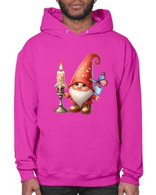 gnome with butterfly 16# - gnome- Hoodie