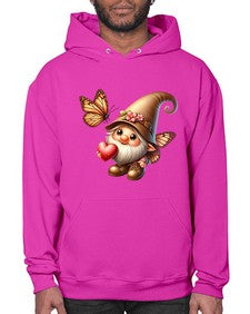 gnome with butterfly 22# - gnome- Hoodie