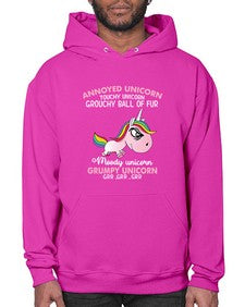 grumpy unicorn 147# - unicorn- Hoodie