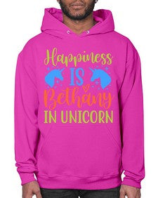 happiness is bethany in unicorn 165# - unicorn- Hoodie