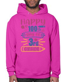 happy th day of third grade 254# - third grade- Hoodie