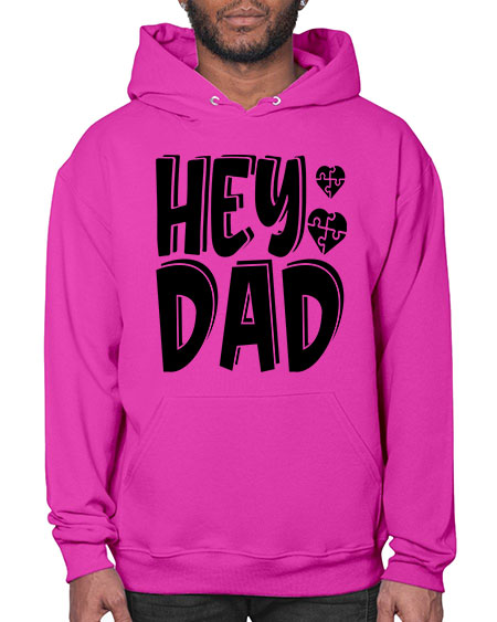 hey dad Style 15# - autism- Hoodie