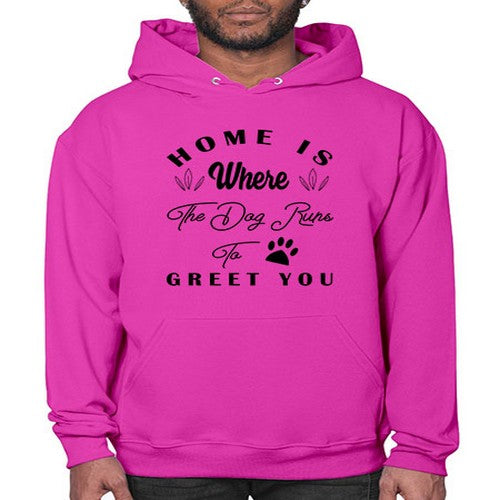 home is where the dog 153# - dogs- Hoodie